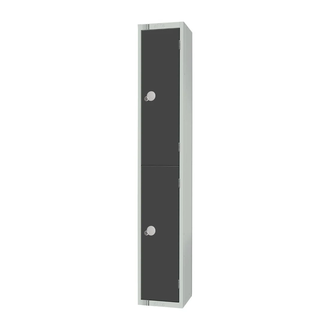 Elite Double Door Electronic Combination Locker Graphite Grey - Image 3