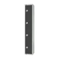 Elite Four Door Camlock Locker Graphite Grey - Image 2