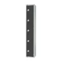 Elite Five Door Electronic Combination Locker Graphite Grey - Image 3