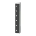 Elite Six Door Electronic Combination Locker with Sloping Top Graphite Grey - Image 3