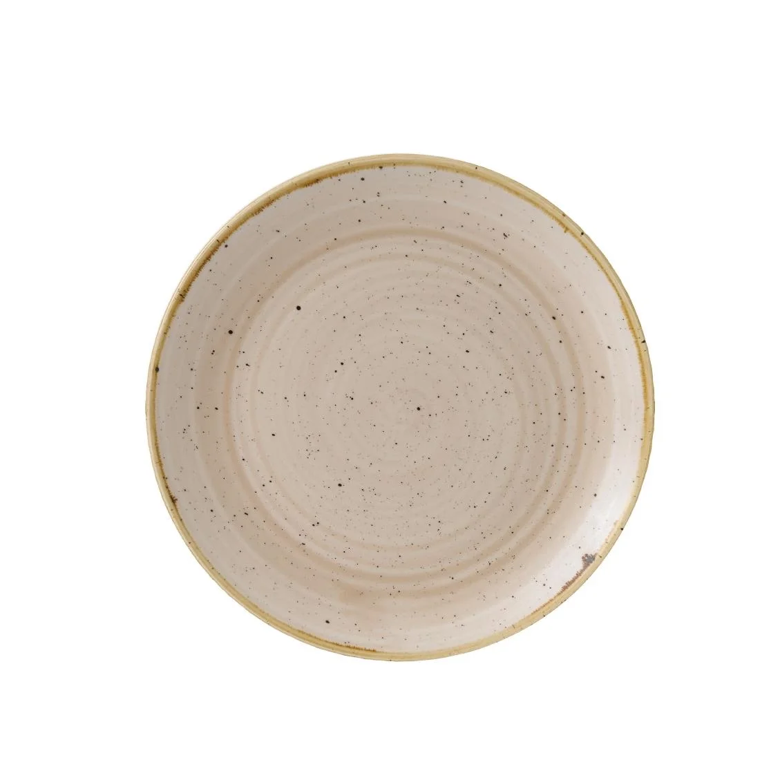 Churchill Stonecast Coupe Plate Nutmeg Cream 217mm