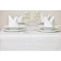 Mitre Luxury Satin Band Napkins Cotton White (10 Pack) - Image 4