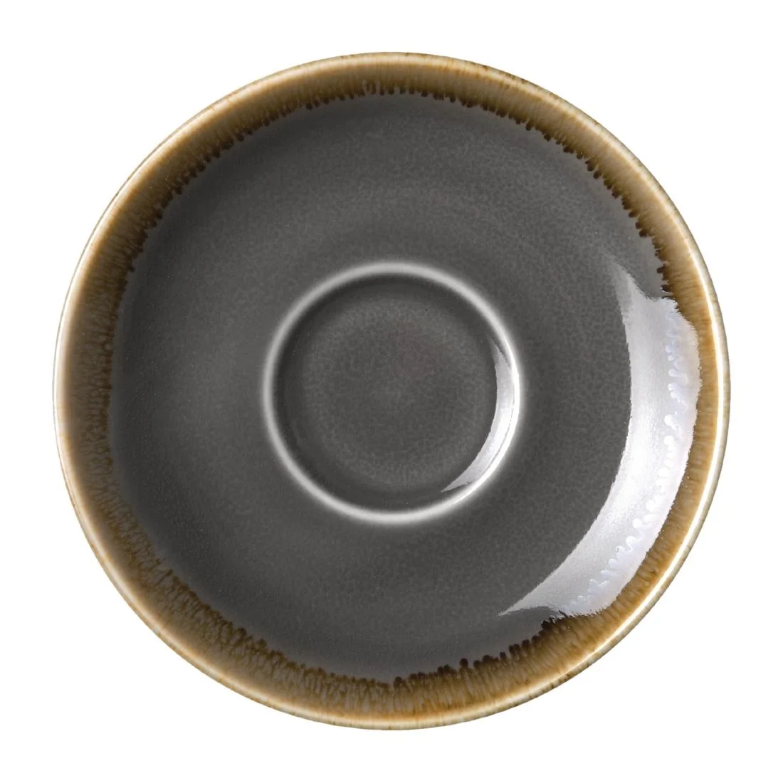 Olympia Kiln Espresso Saucer Smoke - Image 1