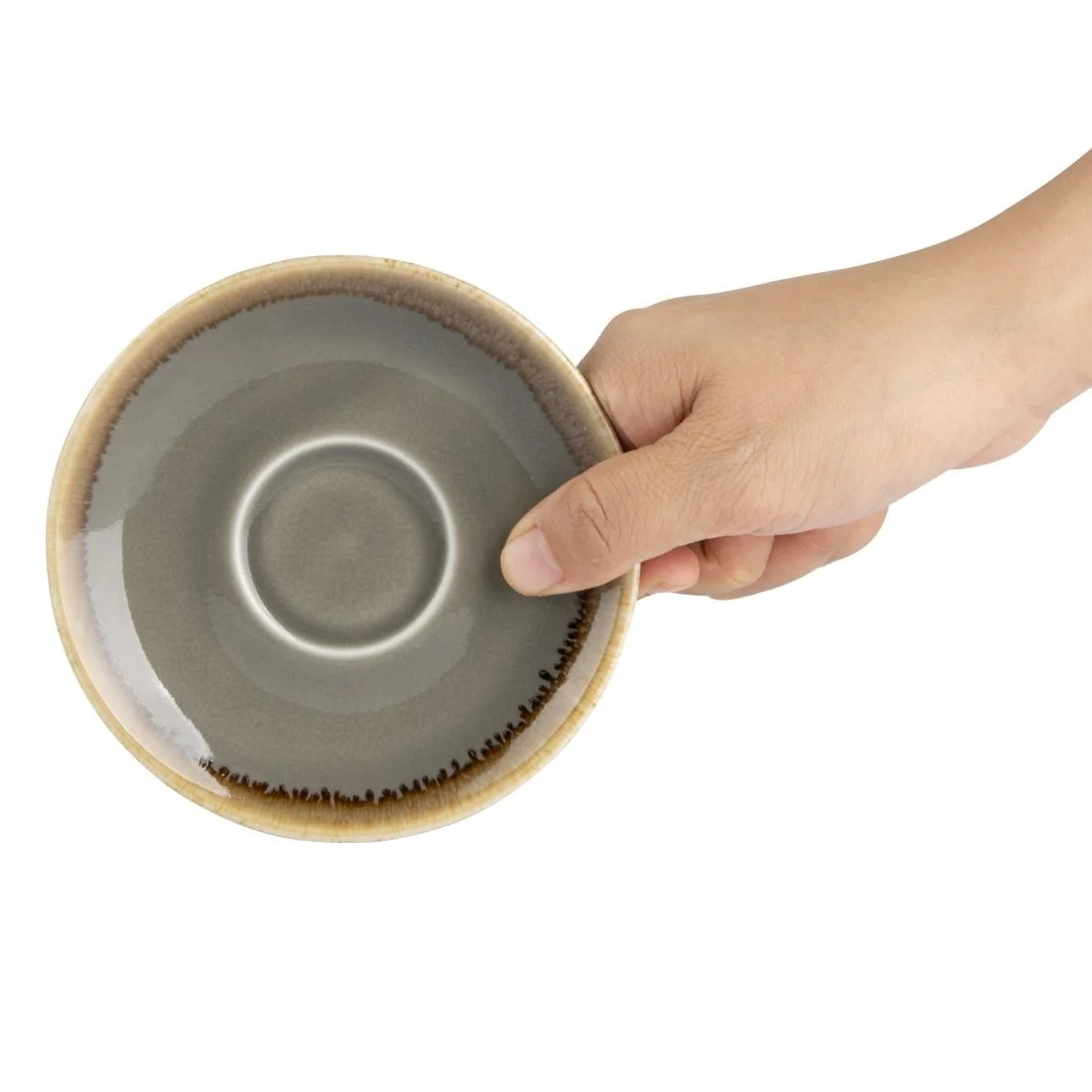 Olympia Kiln Espresso Saucer Smoke - Image 3