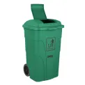 Jantex Wheelie Bin Green 120Ltr - Image 3