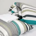 Mitre Essentials Madison Bedding Set Teal - Image 1