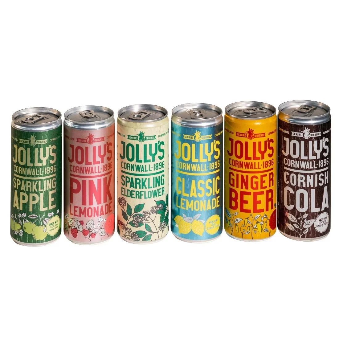 Jolly's Cornish Sparkling Apple Juice Cans 250ml (24 Pack) - Image 2
