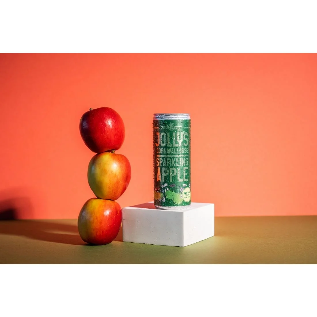 Jolly's Cornish Sparkling Apple Juice Cans 250ml (24 Pack) - Image 8