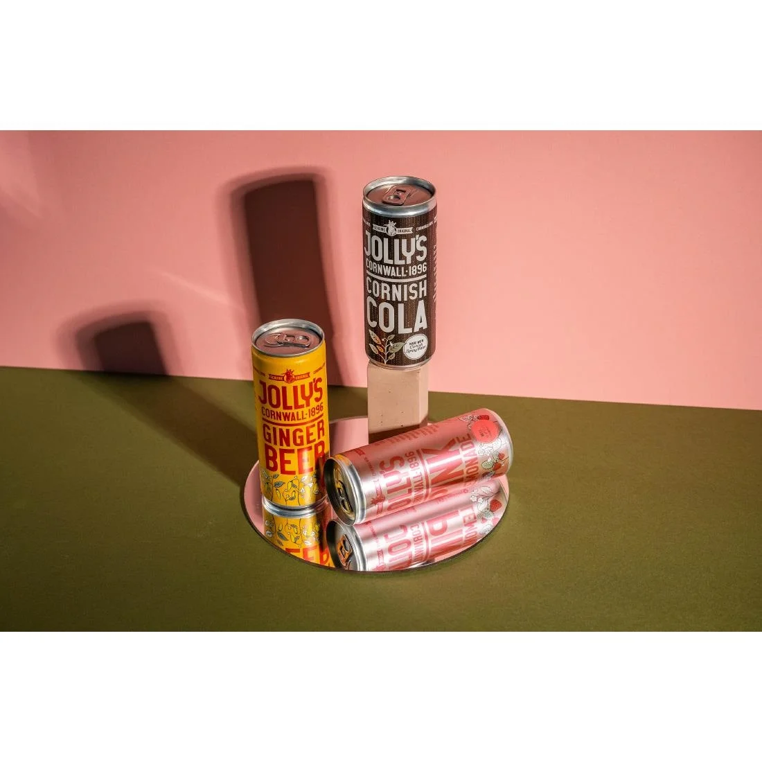 Jolly's Cornish Pink Lemonade Cans 250ml (24 Pack) - Image 9