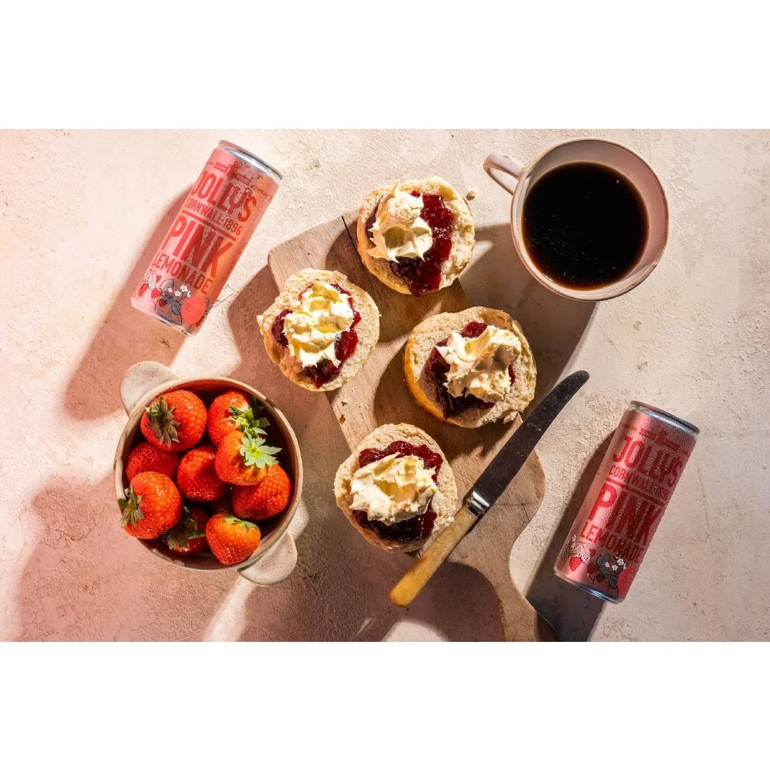 Jolly's Cornish Pink Lemonade Cans 250ml (24 Pack) - Image 13