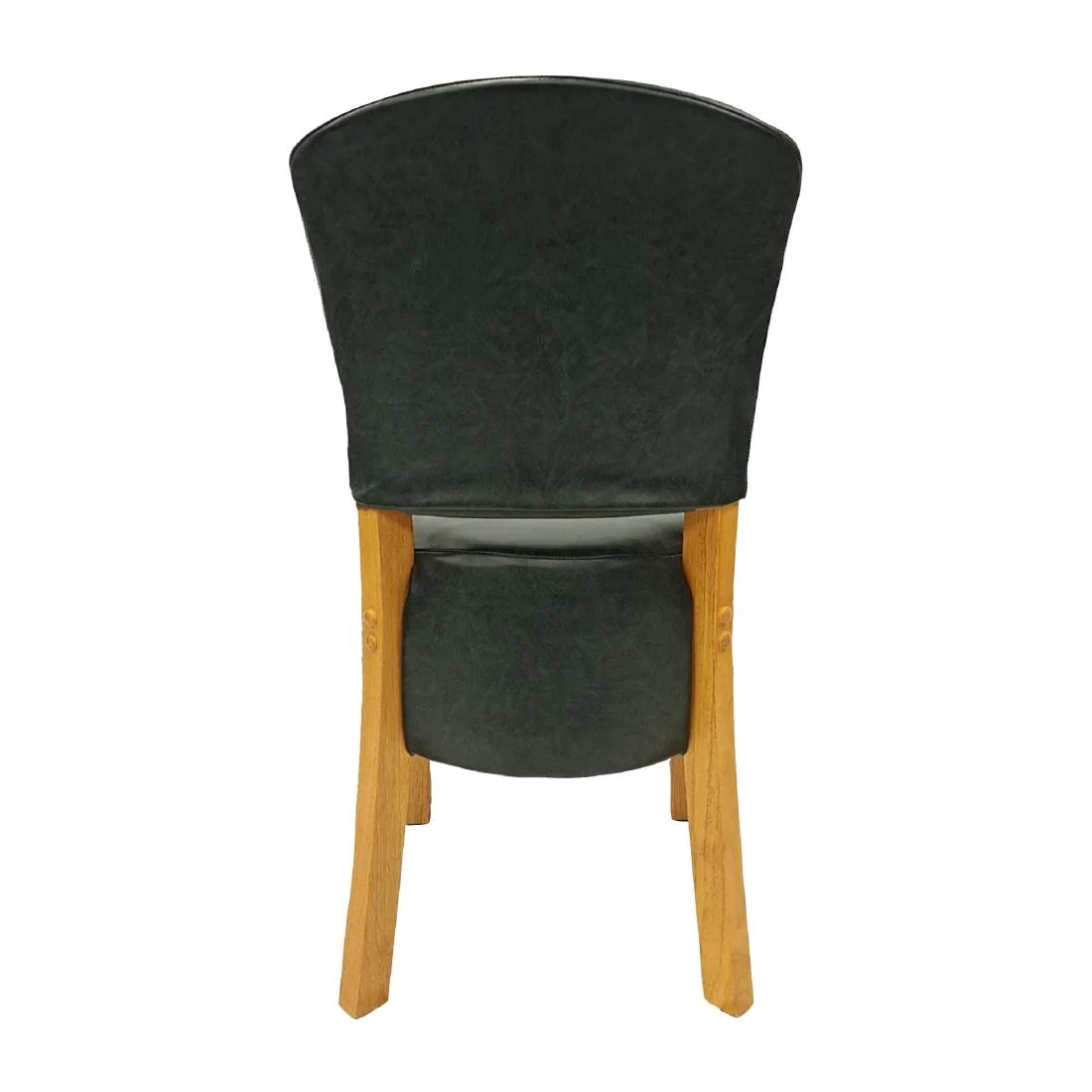 Hanoi Dining Chair In Soft Oak with Bison Vinyl Cedar (Pack of 2) - Image 2