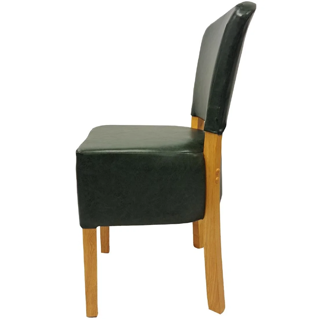 Hanoi Dining Chair In Soft Oak with Bison Vinyl Cedar (Pack of 2) - Image 4