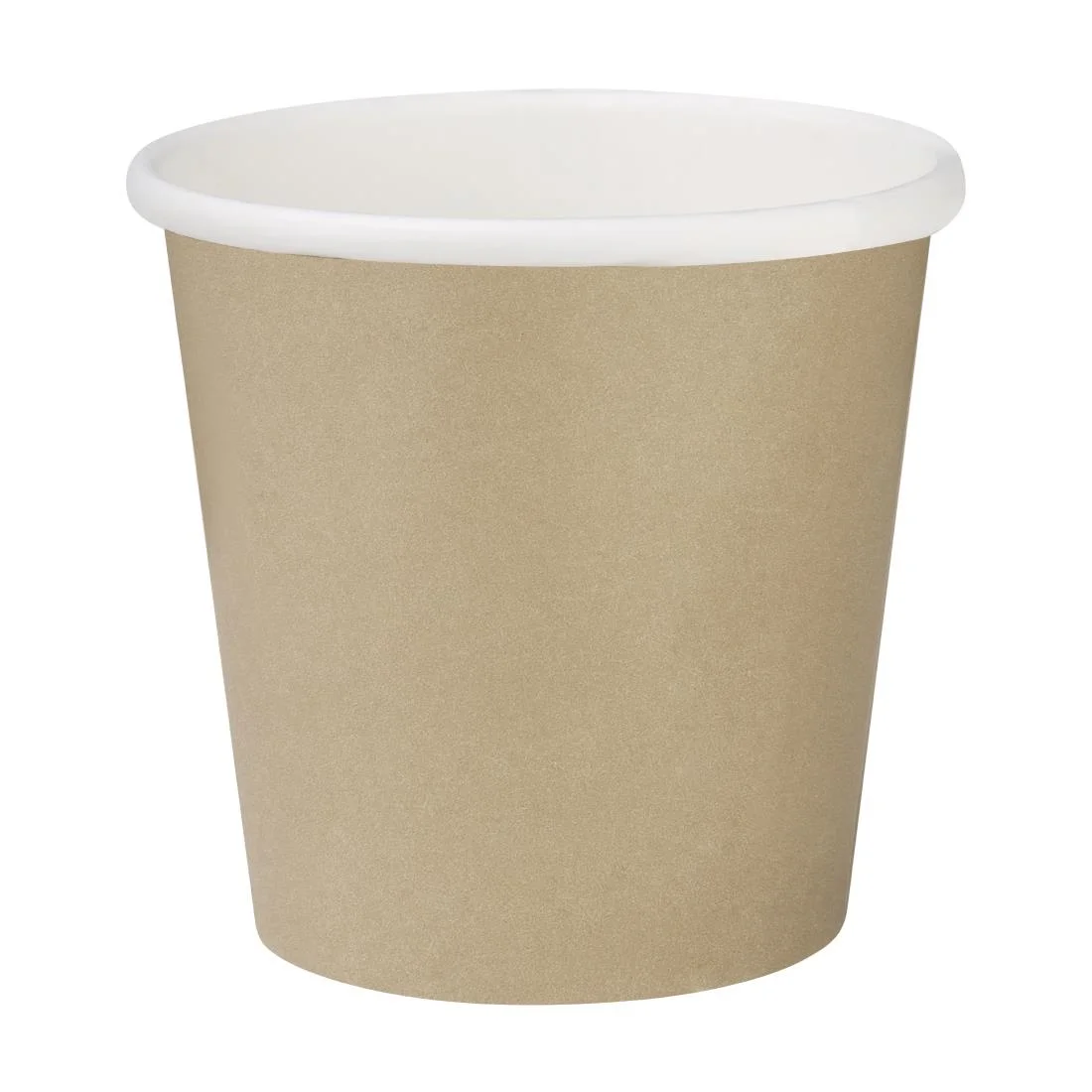 Fiesta Recyclable Hot Cups Single Wall Kraft 6oz (50 Pack) - Image 1