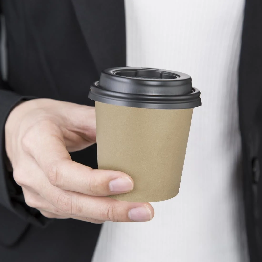 Fiesta Compostable Hot Cups Single Wall Kraft 6oz (1000 Pack) - Image 5