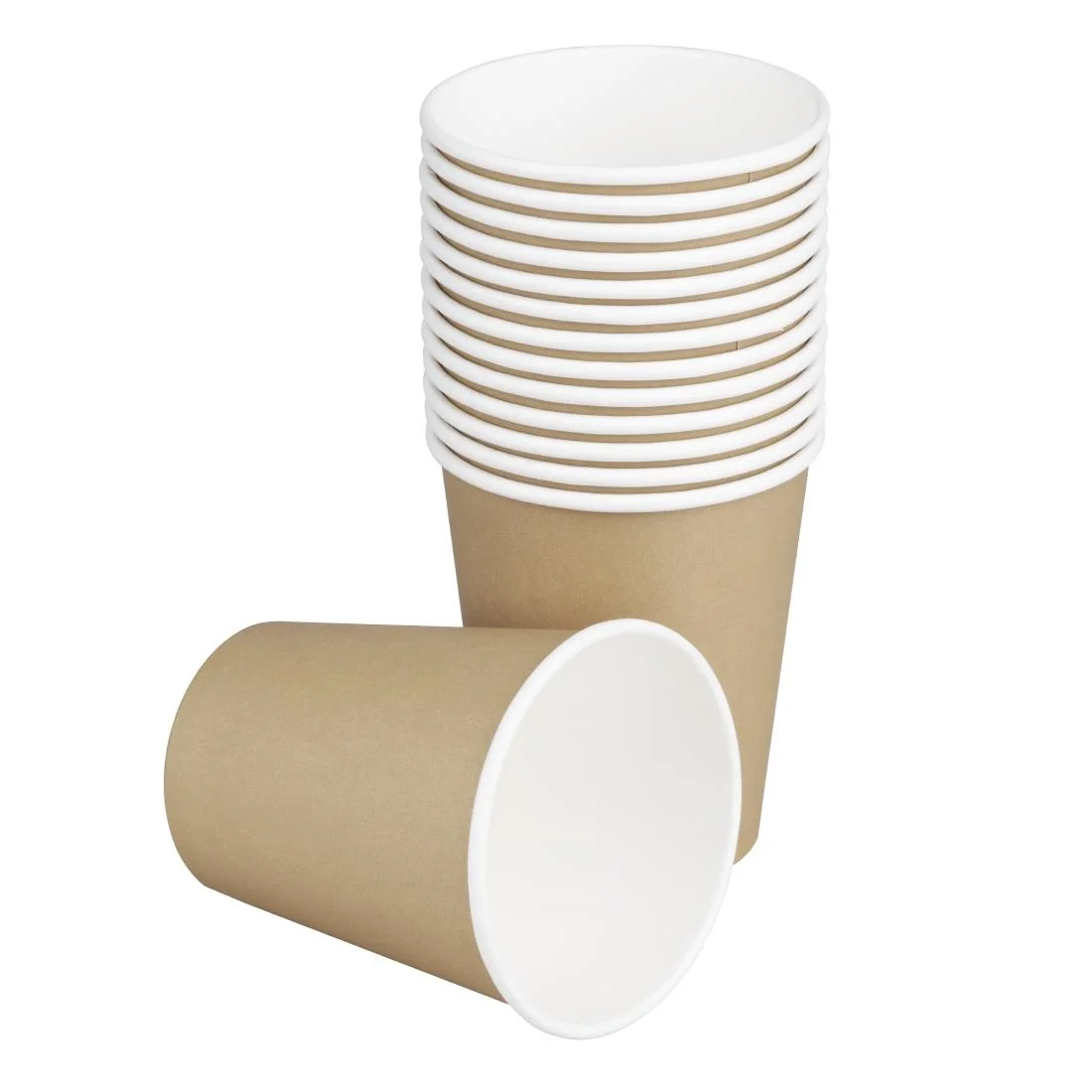 Fiesta Compostable Hot Cups Single Wall Kraft 6oz (1000 Pack) - Image 6