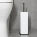 Jantex Square Toilet Brush and Holder - White - Image 5