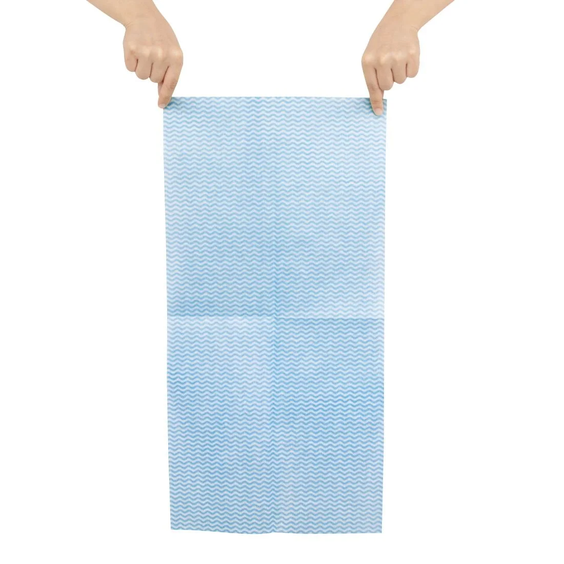 Jantex Washroom Cleaning Cloth Blue (50 Pack) - Image 3