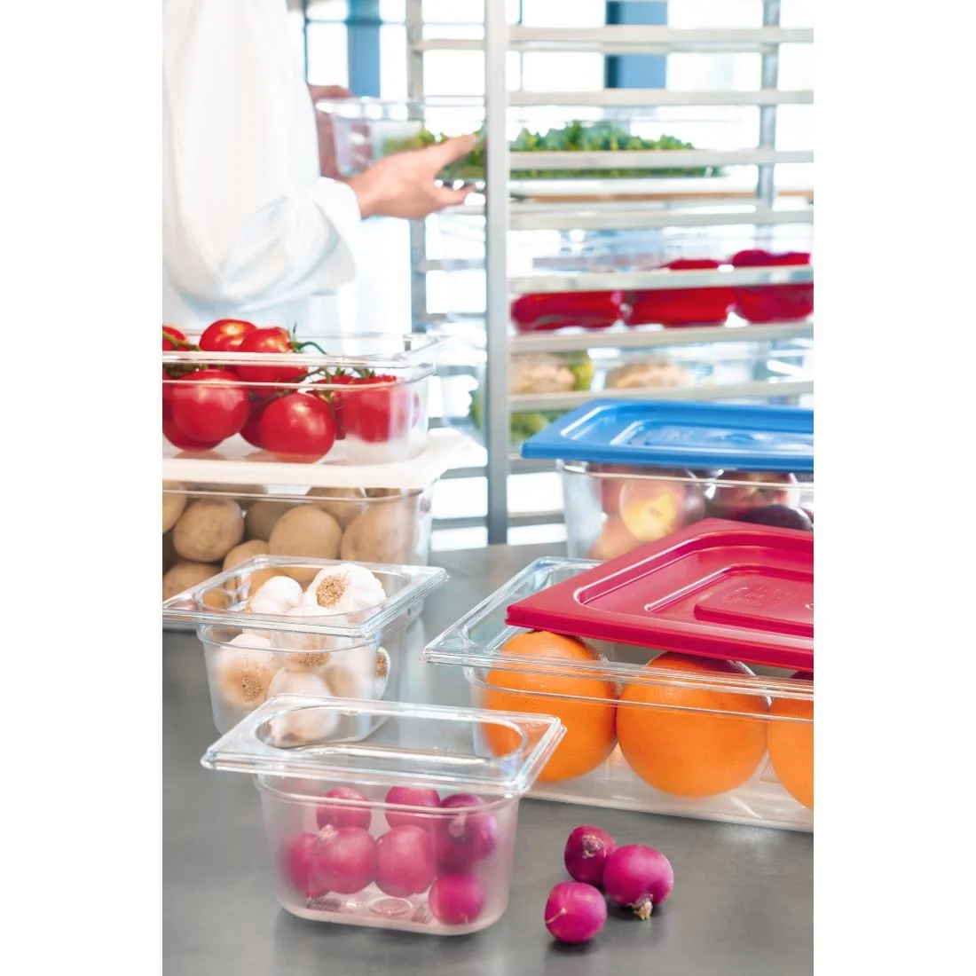 Pujadas Clear Polinorm Gastronorm Lid 1/1GN - Image 2