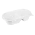 Fiesta Recyclable PET Lids for Bagasse Oval Containers (100 Pack) - Image 5