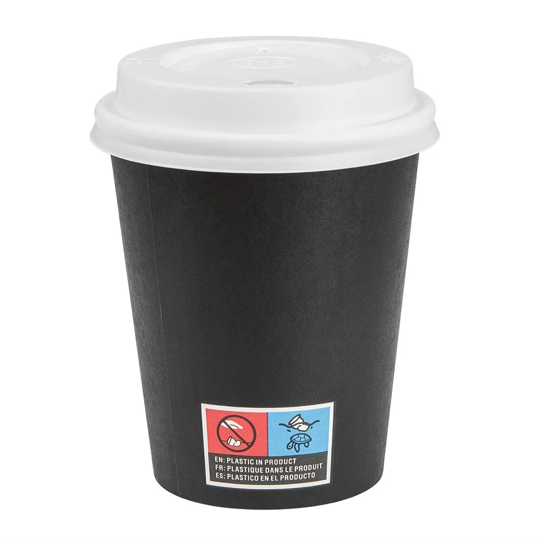 Nisbets Essentials Hot Cups and Lids Pack 8oz (350 Pack) - Image 2