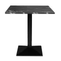 Bolero Complete Table Square Black Stone Effect 700mm - Image 1