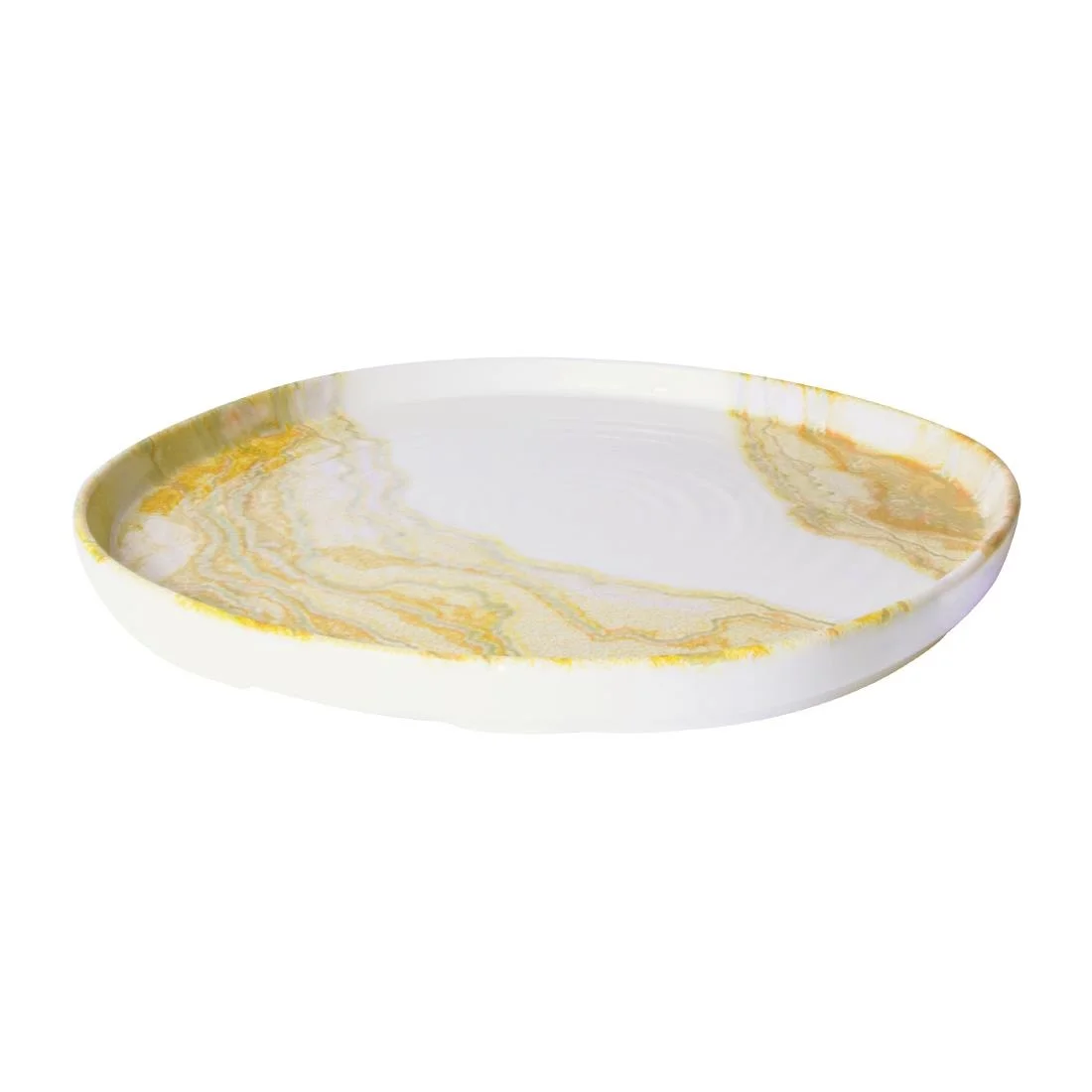 Churchill Tide Gold Organic Walled Plates 203mm (6 Pack) - Image 3