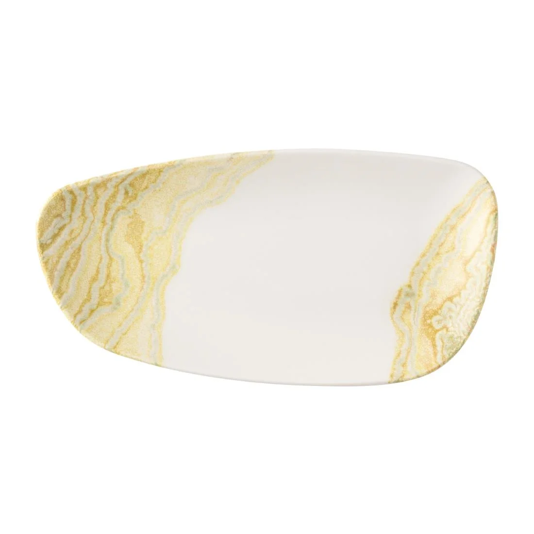 Churchill Tide Gold Chefs Geo Plates 280 x 153mm (12 Pack) - Image 1