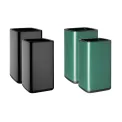 Bolero Square Waste Bin Titanium Black 10Ltr - Image 5