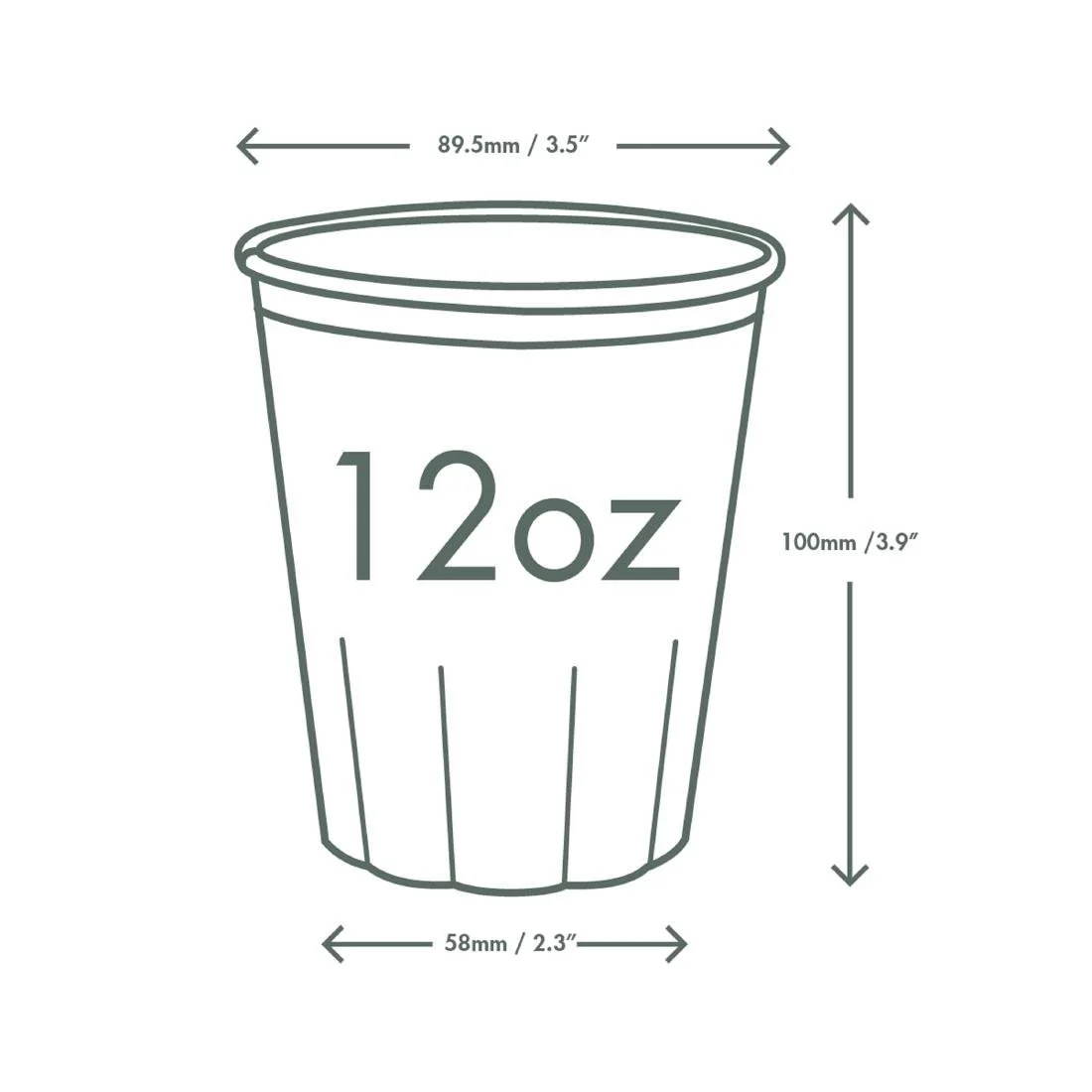 Vegware Nourish Moulded Fibre Hot Cup 89-Series 12oz (500 Pack) - Image 4