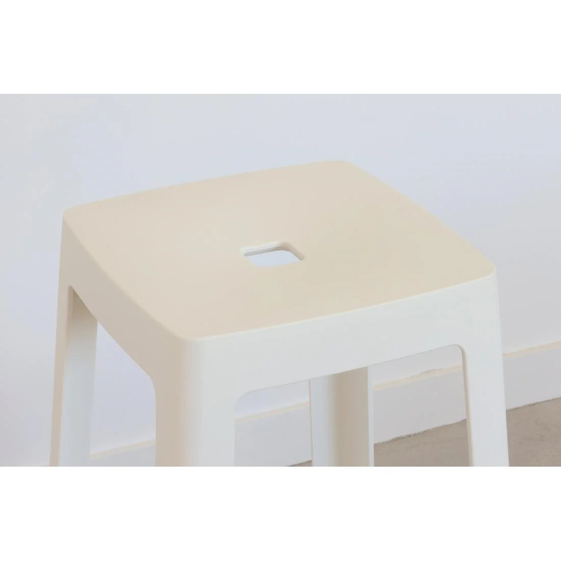 Origin Base Stool Traffic White 400x400x440mm (2 Pack) - Image 3