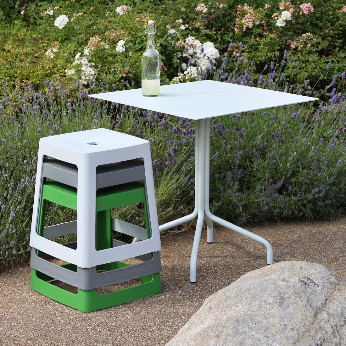 Origin Base Stool May Green 400x400x440mm (2 Pack) - Image 4