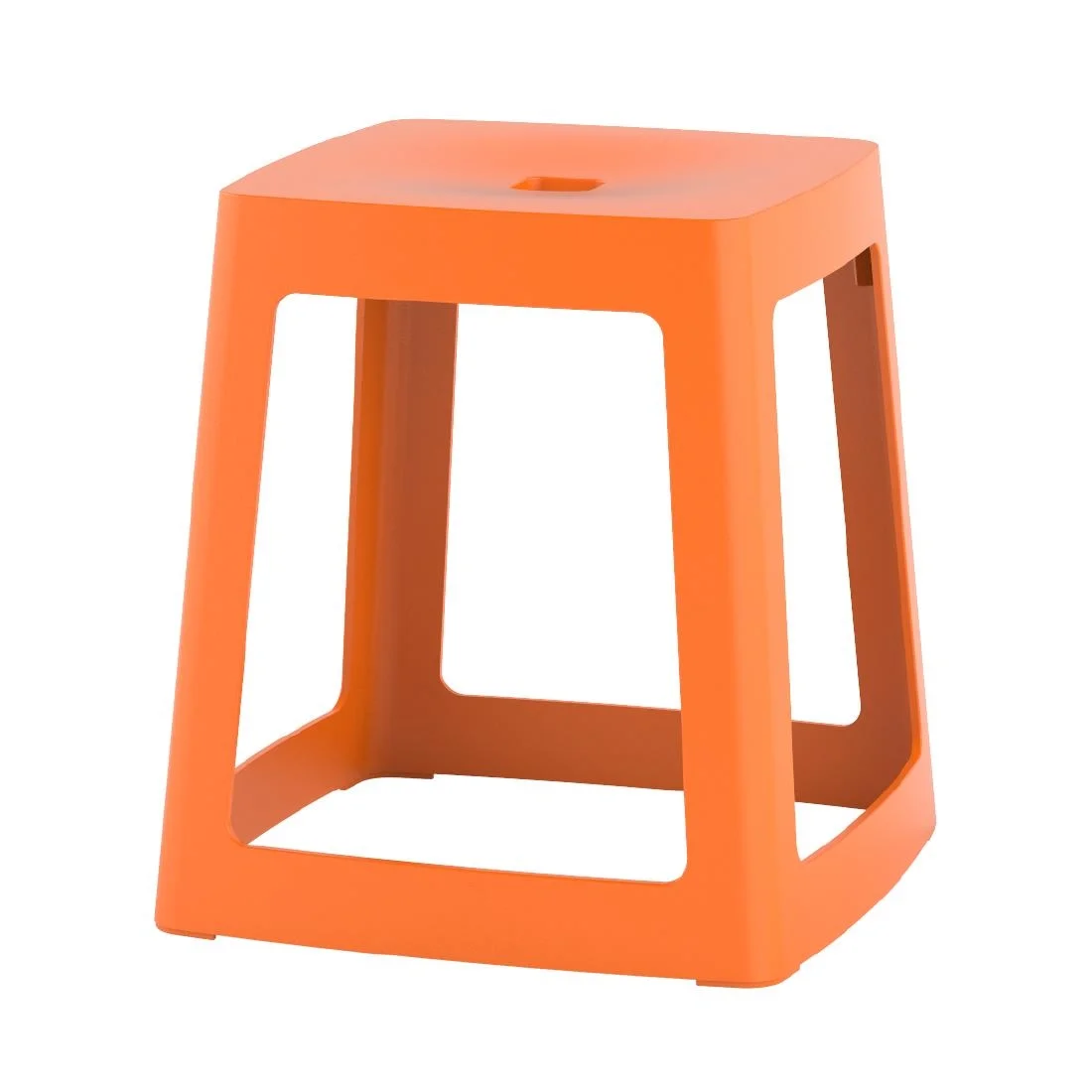 Origin Base Stool Signal Orange 400x400x440mm (2 Pack) - Image 6