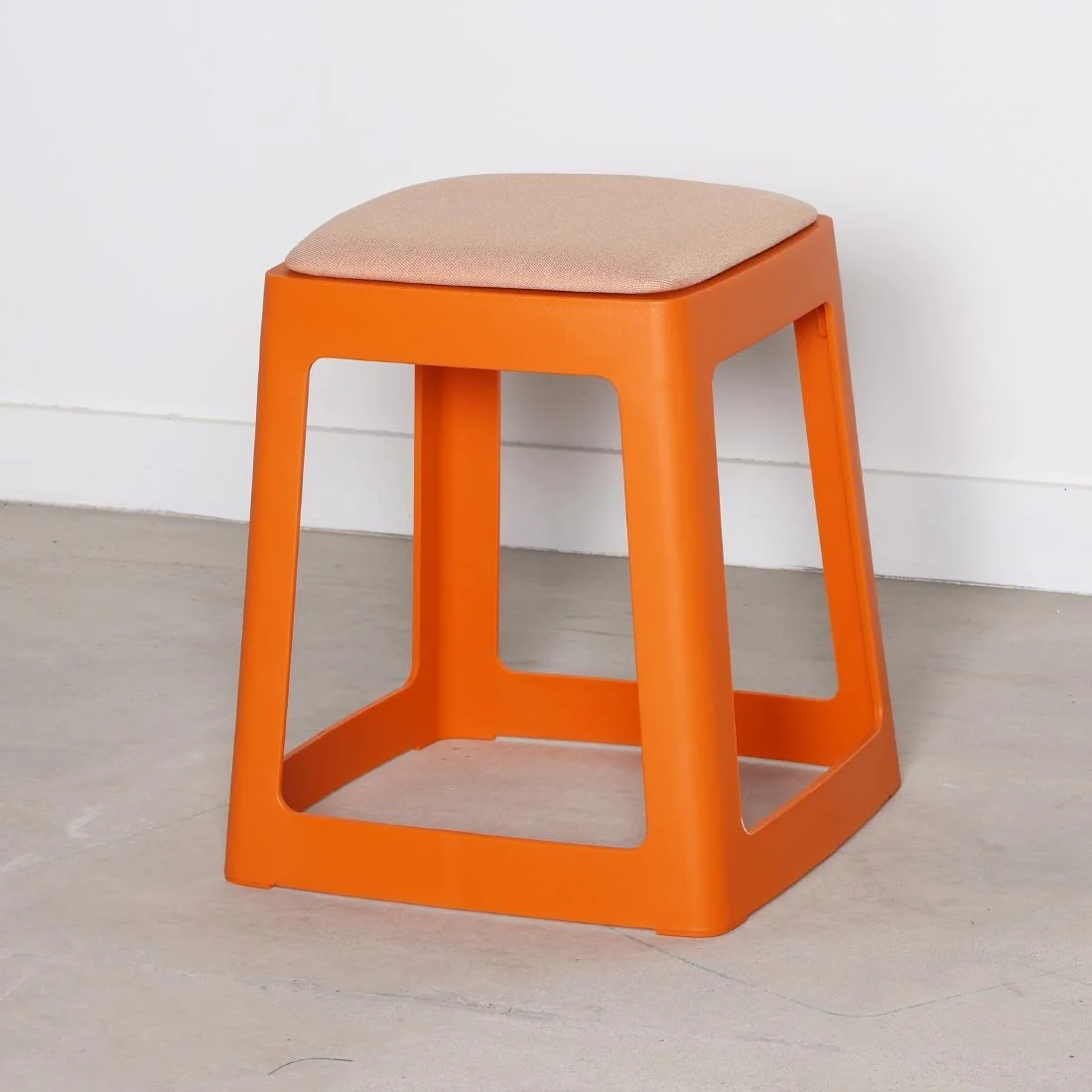 Origin Base Stool Signal Orange 400x400x440mm (2 Pack) - Image 10