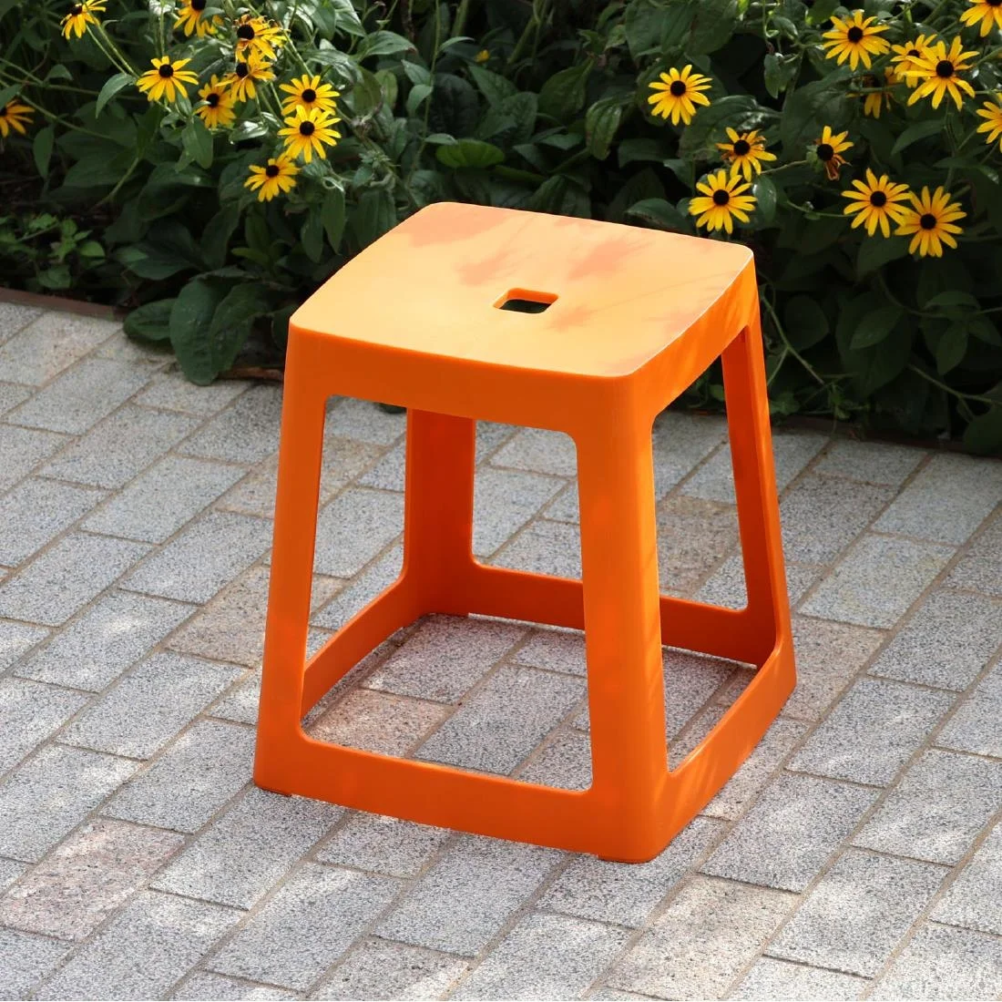 Origin Base Stool Signal Orange 400x400x440mm (2 Pack) - Image 11