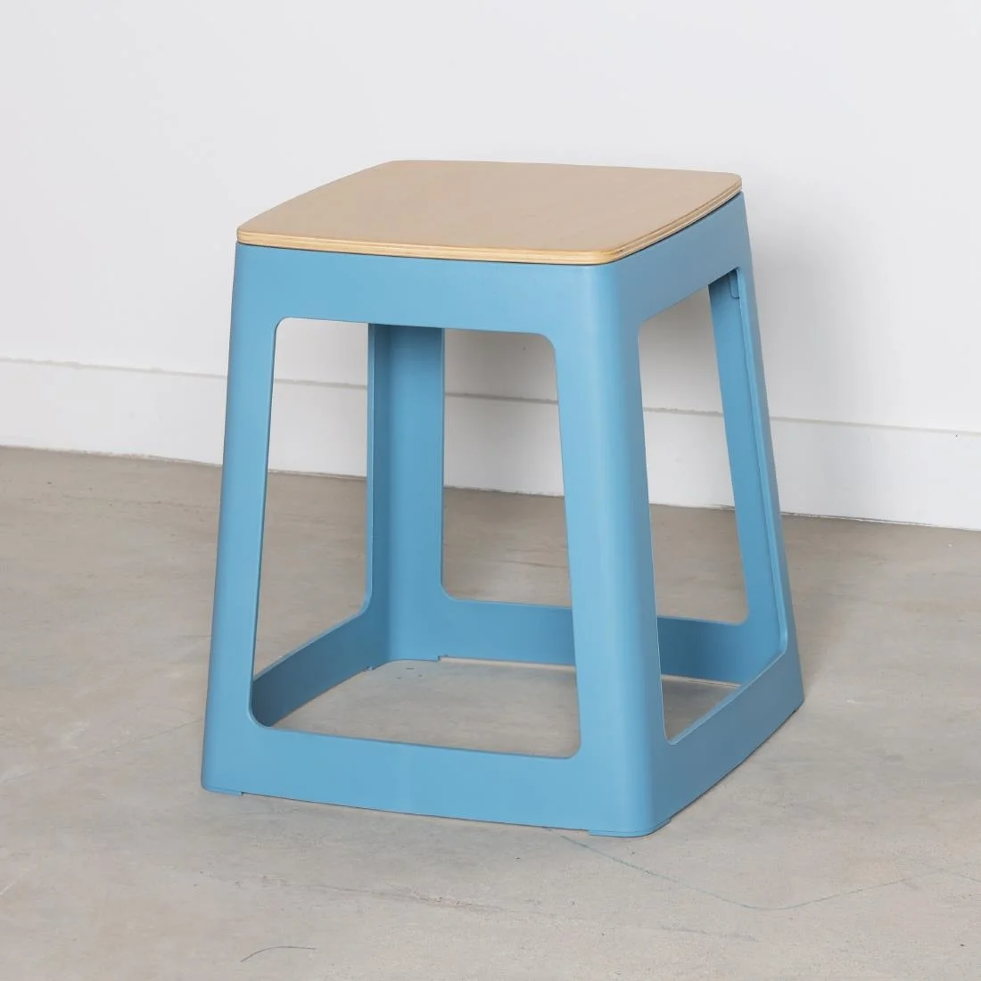 Origin Base Stool Pastel Blue 400x400x440mm (2 Pack) - Image 6