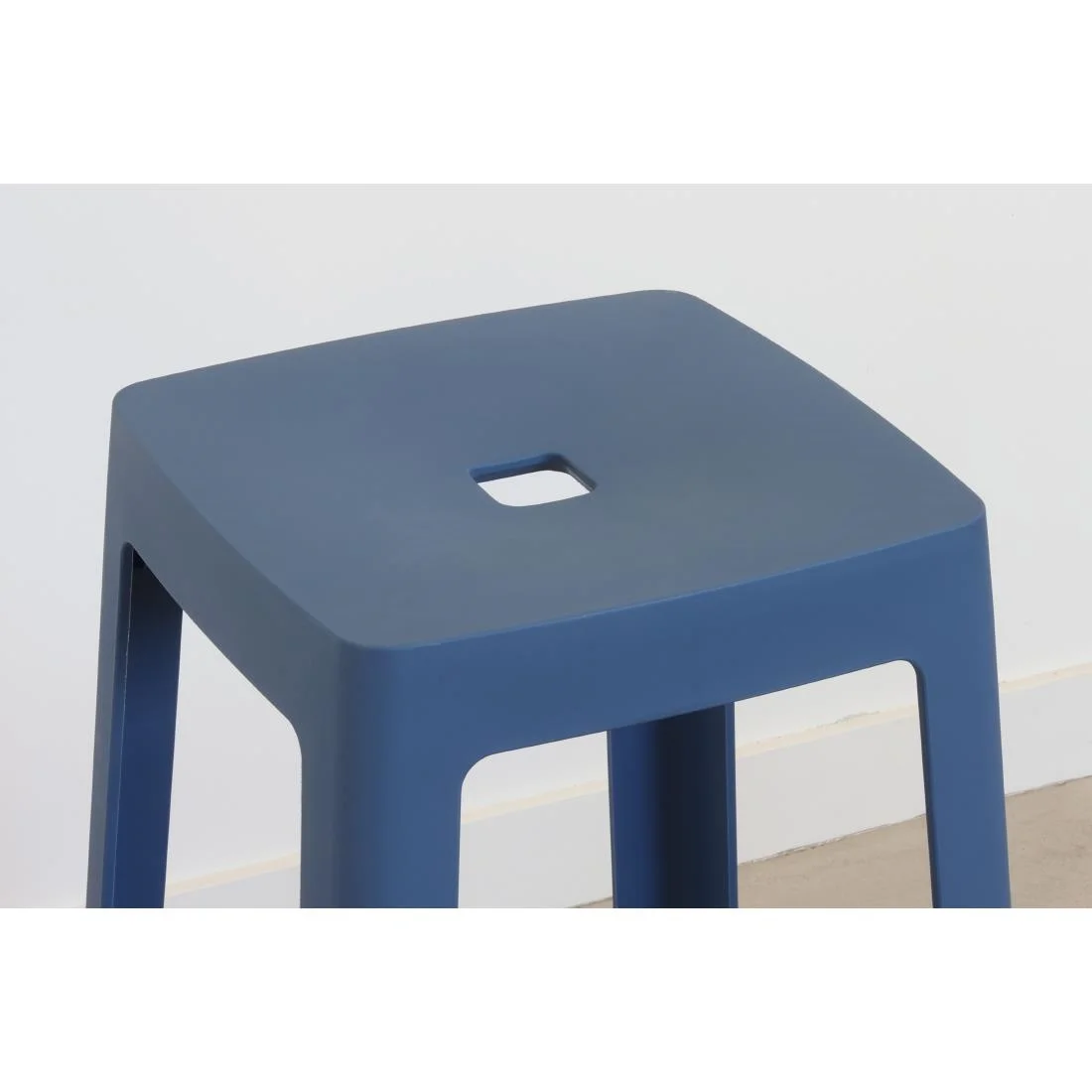 Origin Base Stool Violet Blue 400x400x440mm (2 Pack) - Image 4