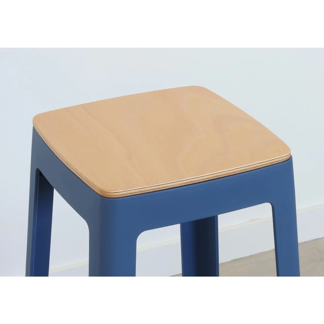Origin Base Stool Violet Blue 400x400x440mm (2 Pack) - Image 6