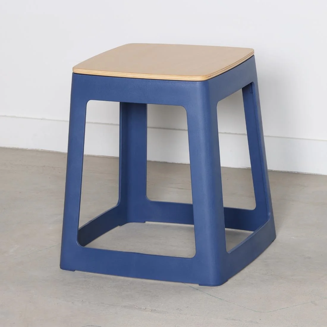 Origin Base Stool Violet Blue 400x400x440mm (2 Pack) - Image 7