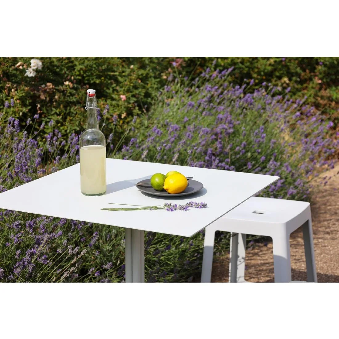 Origin Base Stool Light Grey 400x400x440mm (2 Pack) - Image 7