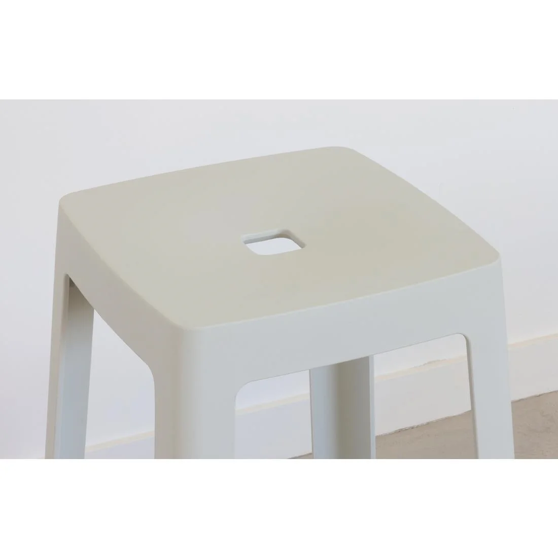 Origin Base Stool Light Grey 400x400x440mm (2 Pack) - Image 6