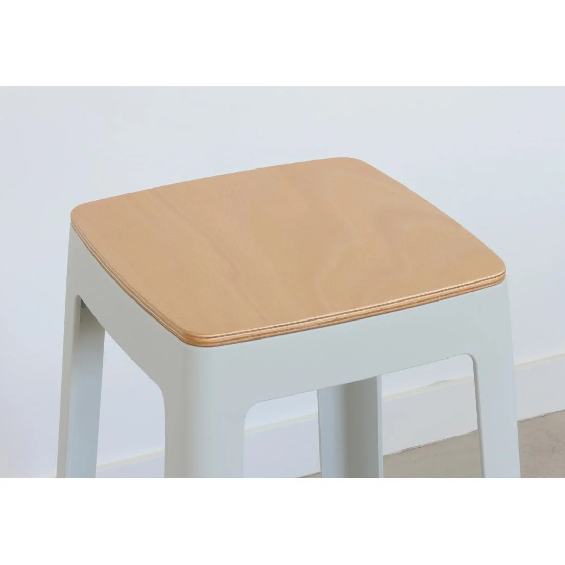 Origin Base Stool Light Grey 400x400x440mm (2 Pack) - Image 9