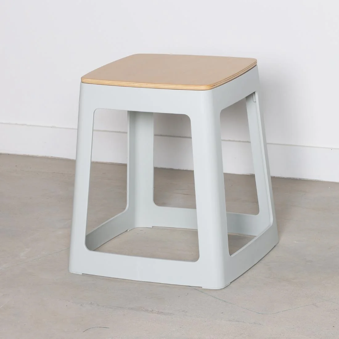 Origin Base Stool Light Grey 400x400x440mm (2 Pack) - Image 11