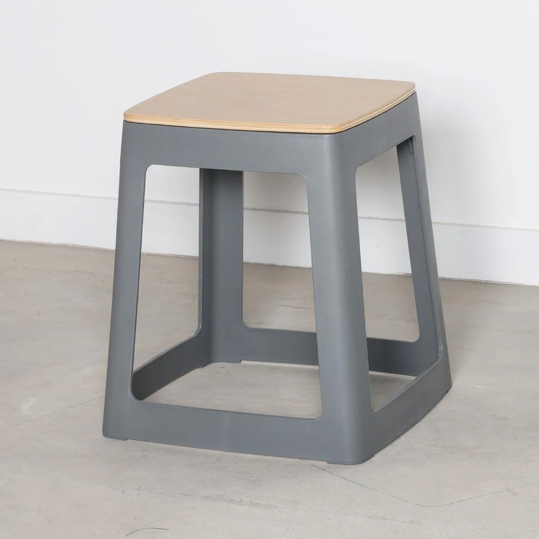 Origin Base Stool Mouse Grey 400x400x440mm (2 Pack) - Image 7