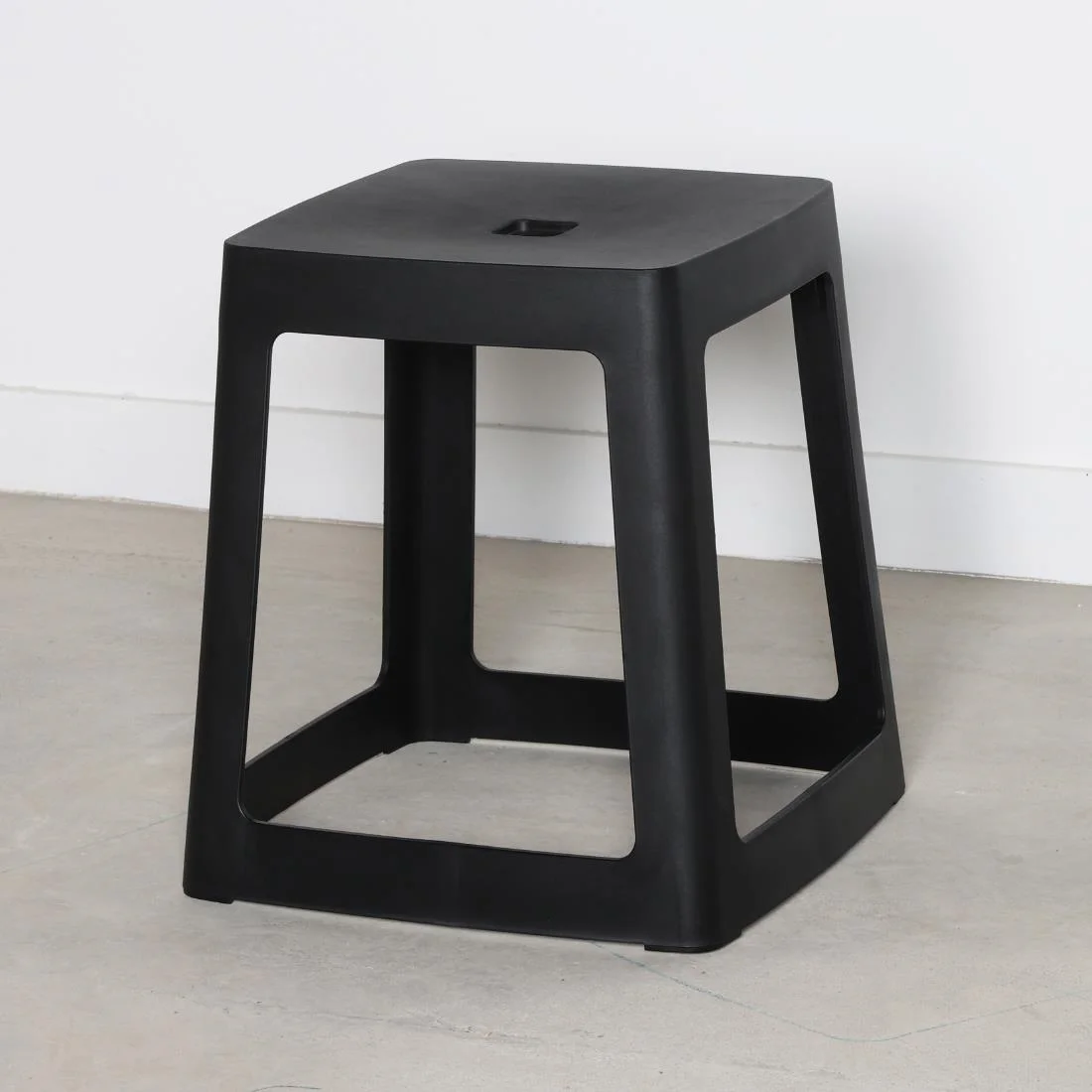 Origin Base Stool Traffic Black 400x400x440mm (2 Pack) - Image 2