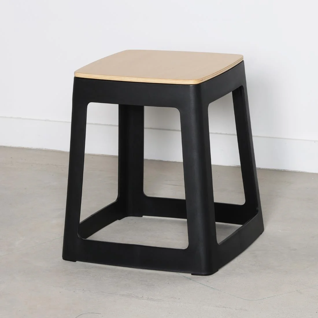 Origin Base Stool Traffic Black 400x400x440mm (2 Pack) - Image 5