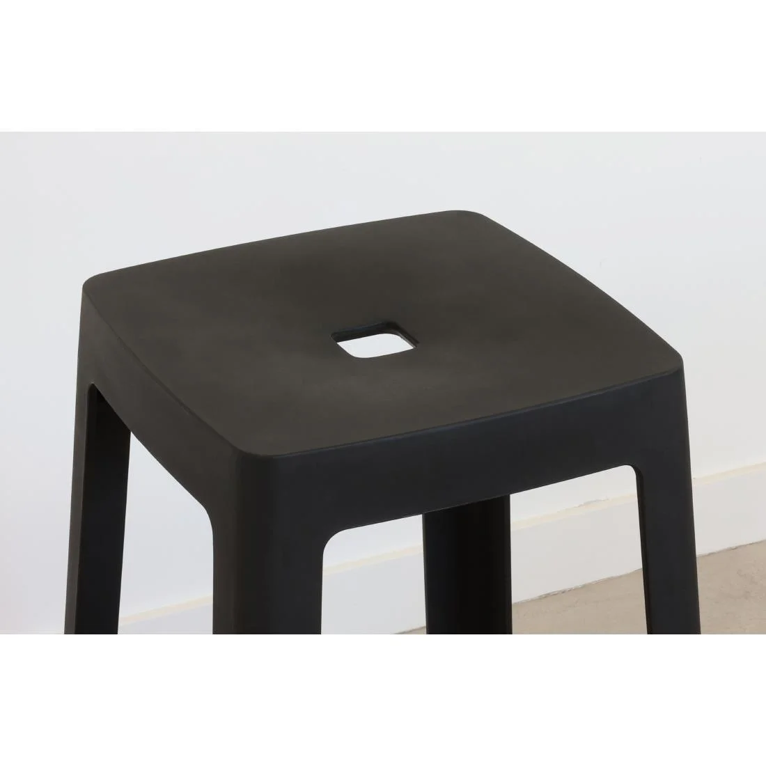 Origin Base Stool Traffic Black 400x400x440mm (2 Pack) - Image 8