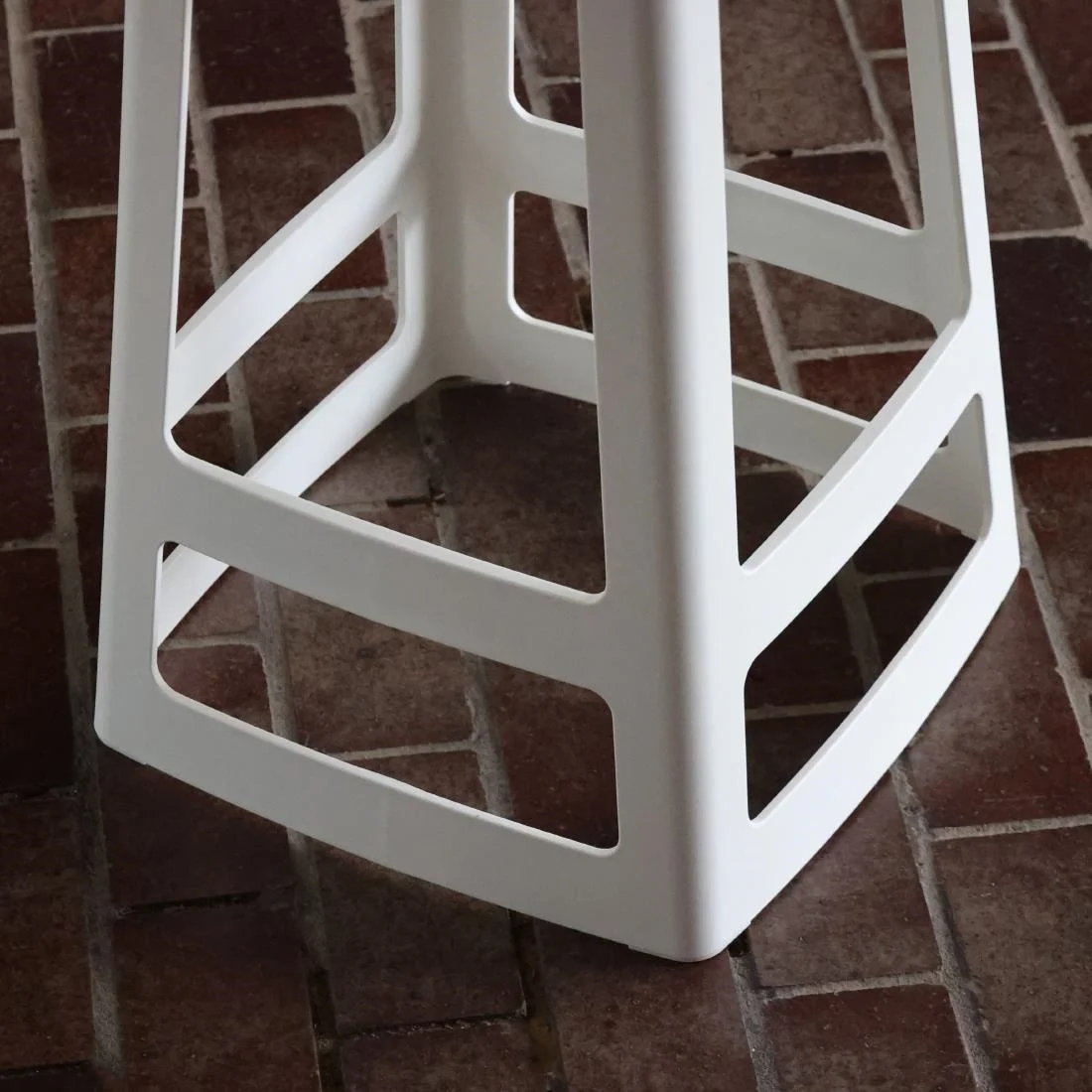 Origin Base Mid Stool Traffic White 430x430x650mm (2 Pack) - Image 13
