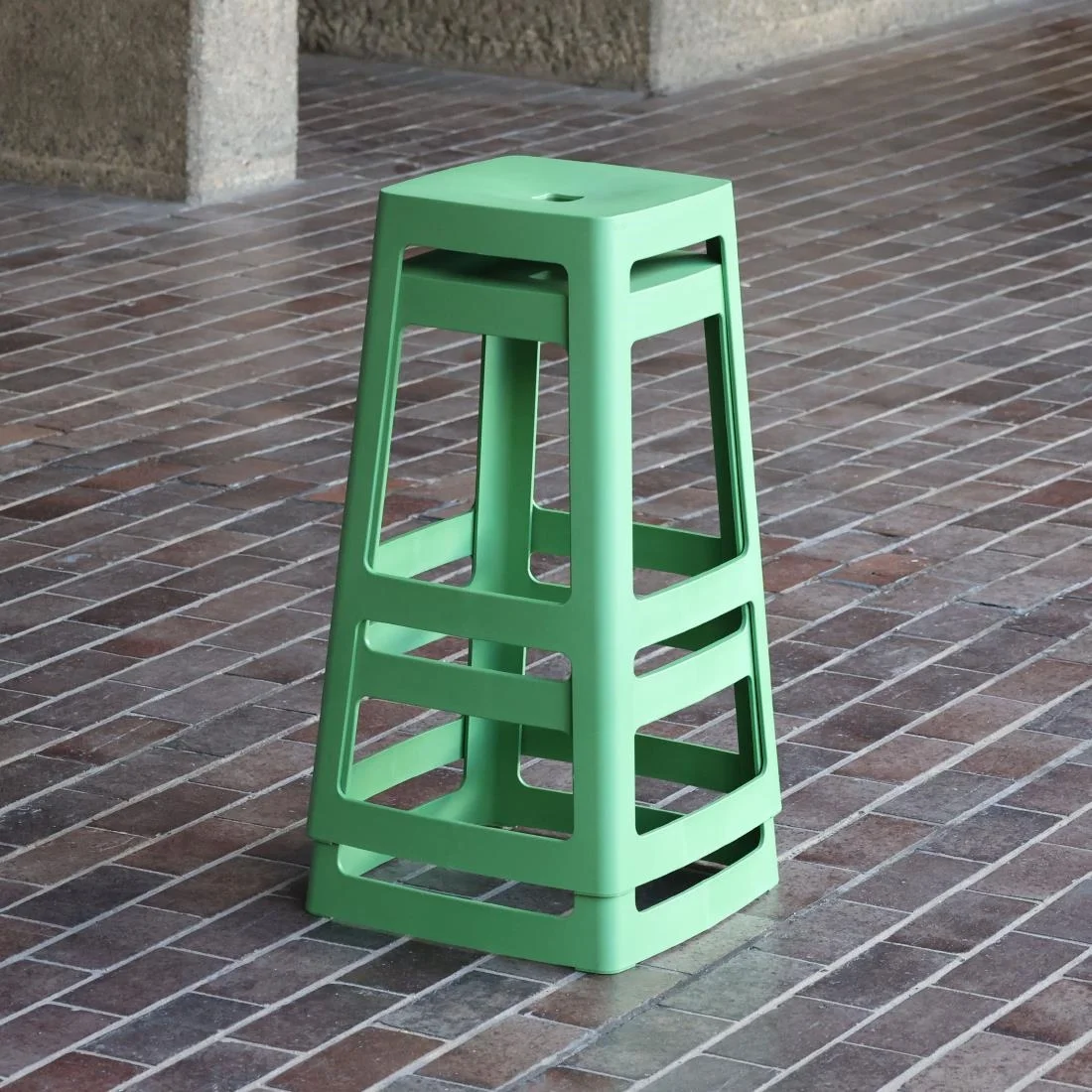 Origin Base Mid Stool May Green 430x430x650mm (2 Pack) - Image 5