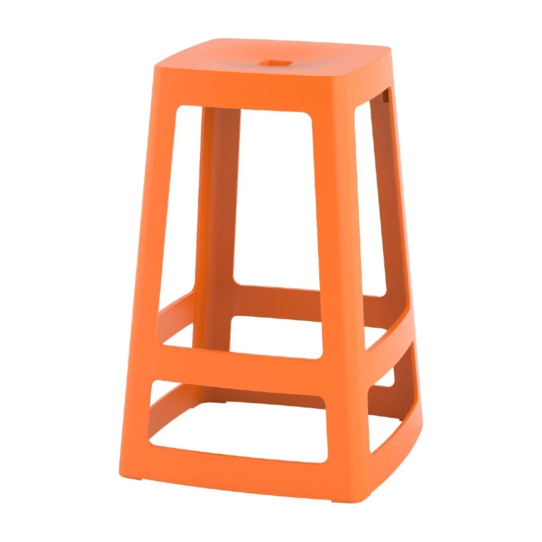 Origin Base Mid Stool Signal Orange 430x430x560mm (2 Pack) - Image 9