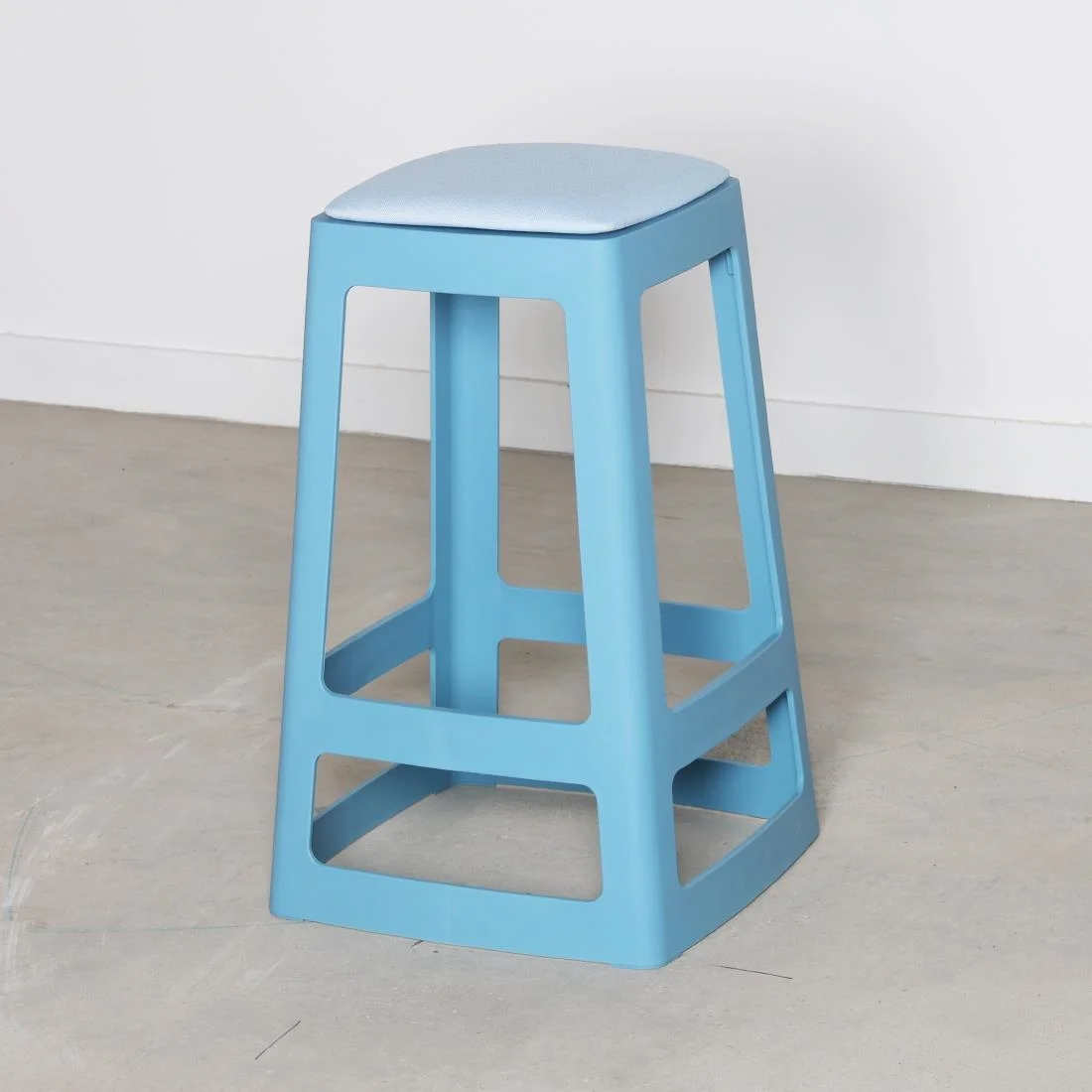 Origin Base Mid Stool Pastel Blue 430x430x560mm (2 Pack) - Image 2